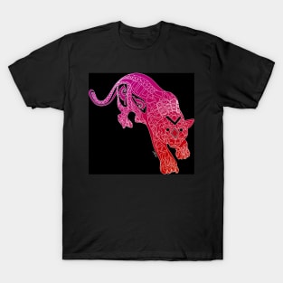 the tiger in the dark snow ecopop T-Shirt